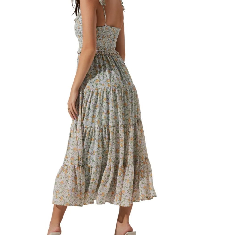 ASTR the Label Floral Midi Dress